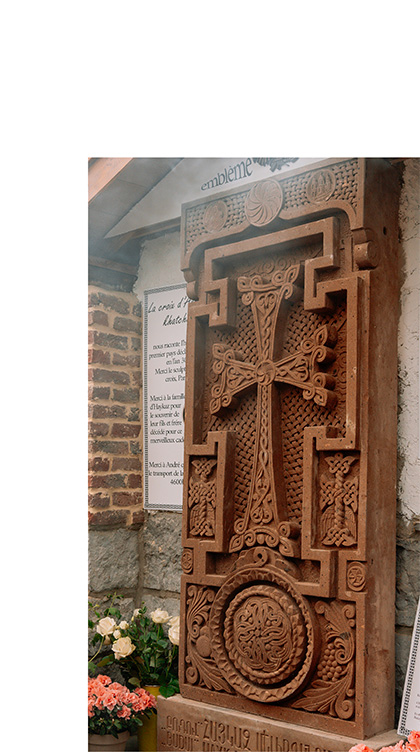 Khatchkar arménienne à Pontisse (Liège)